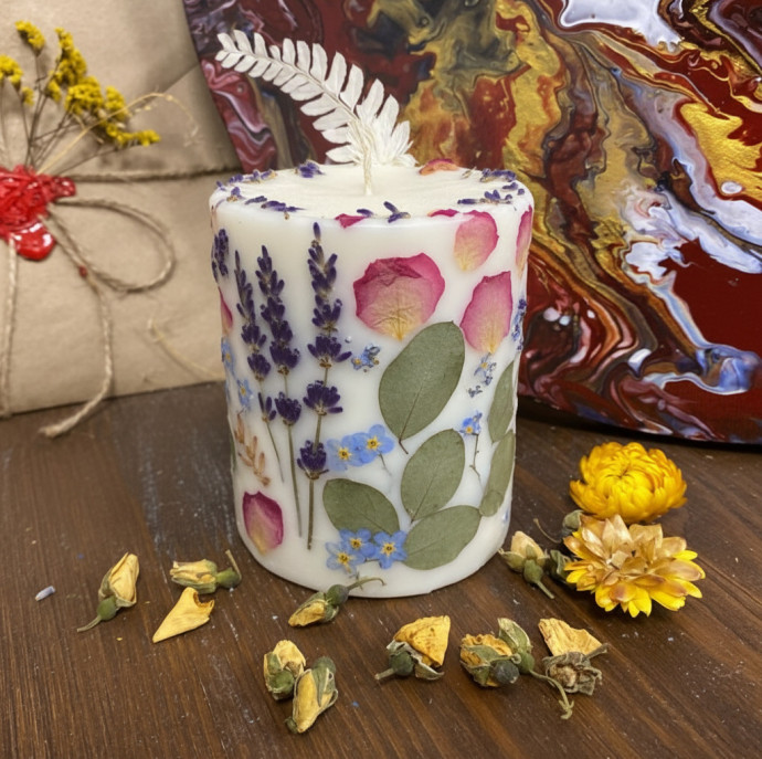 Мастер-класс Ботанические свечи в Москве