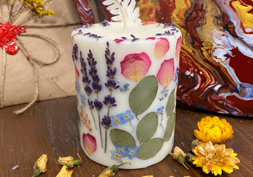 Мастер-класс Ботанические свечи в Москве