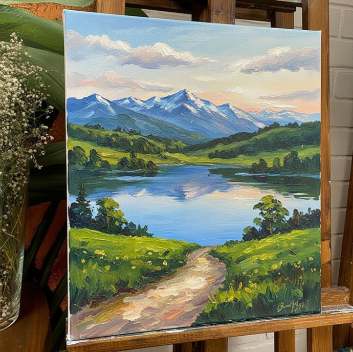 Мастер-класс Интерьерная картина в Москве