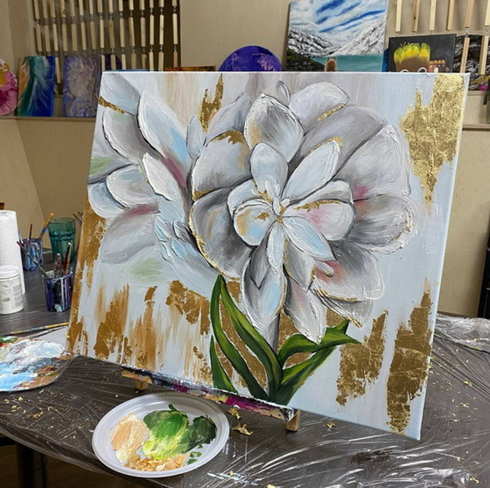 Мастер-класс Интерьерная картина в Москве