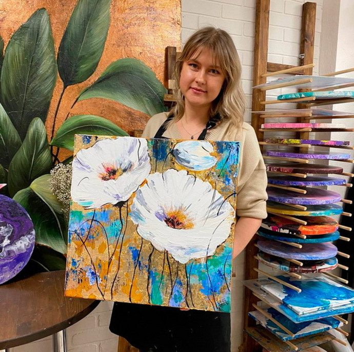 Мастер-класс Интерьерная картина в Москве