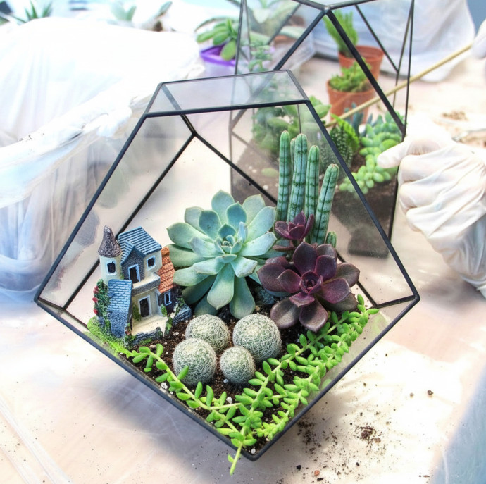 Мастер-класс Геометрическая оранжерея: Мини Чаша/Бриллиант/Венера в Москве