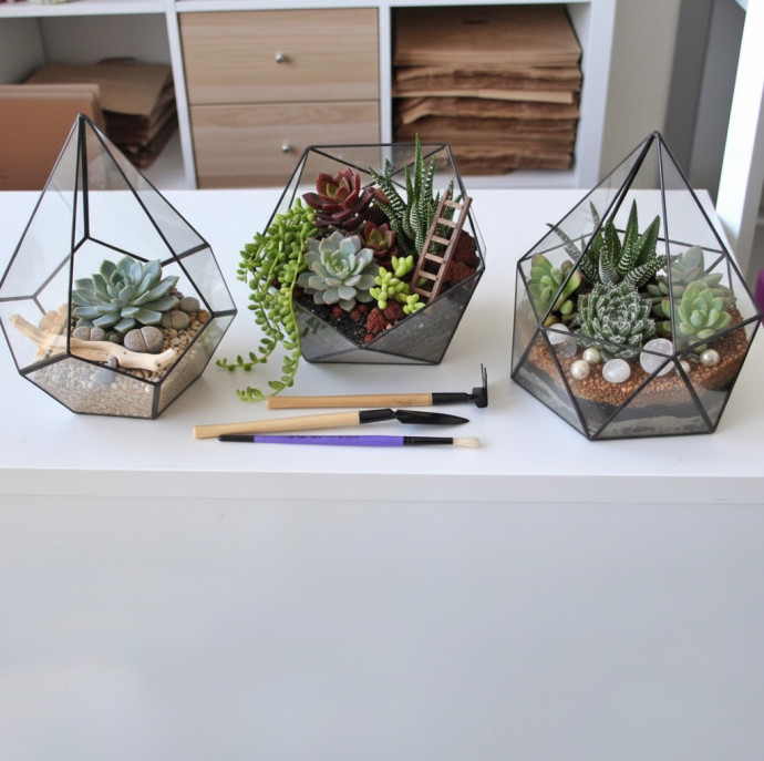 Мастер-класс Геометрическая оранжерея: Мини Чаша/Бриллиант/Венера в Москве