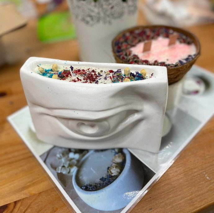 Мастер-класс Соевые свечи в Москве