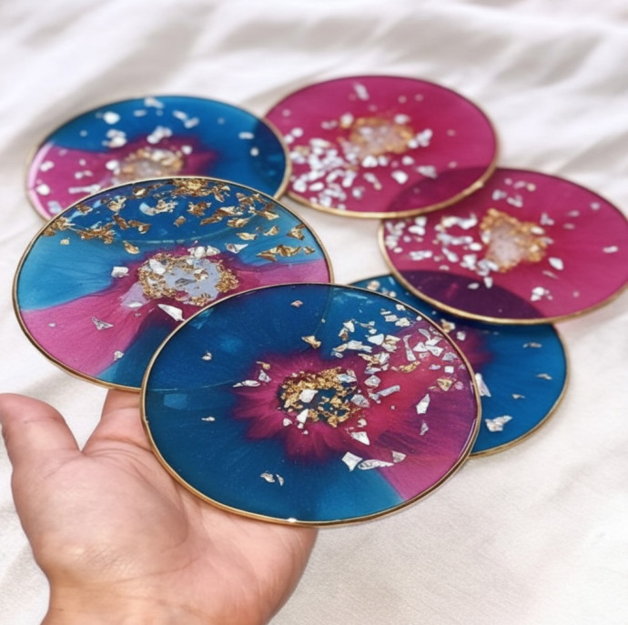 Мастер-класс подстаканники и сырные тарелки из эпоксидной смолы в Москве