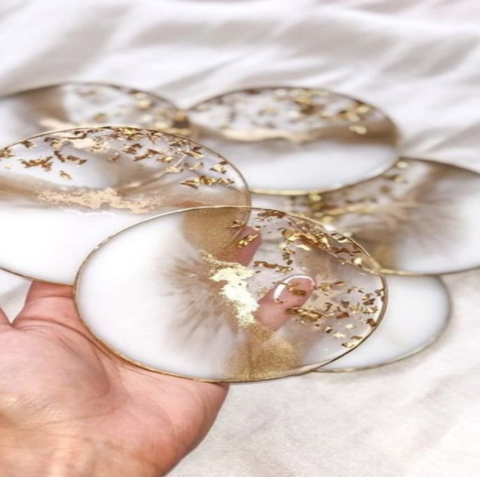 Мастер-класс подстаканники и сырные тарелки из эпоксидной смолы в Москве