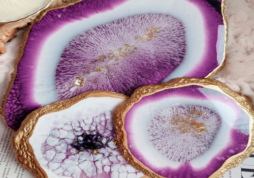 Мастер-класс подстаканники и сырные тарелки из эпоксидной смолы в Москве