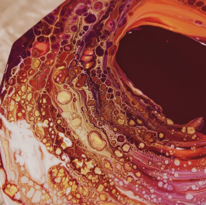 Мастер-класс по флюид арту в Москве