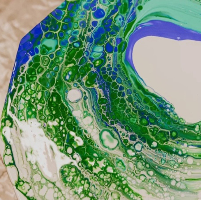 Мастер-класс по флюид арту в Москве