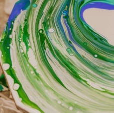 Мастер-класс по флюид арту в Москве