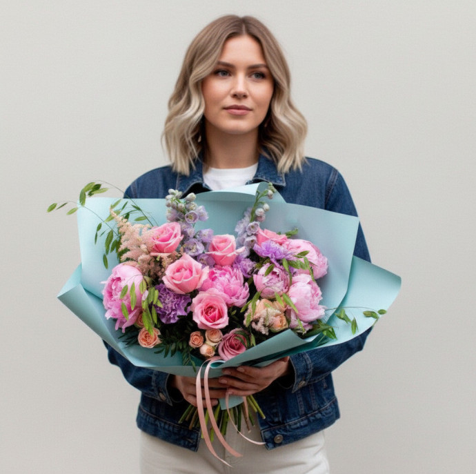 Мастер-класс по флористике Раскидистый букет в современной технике в Москве