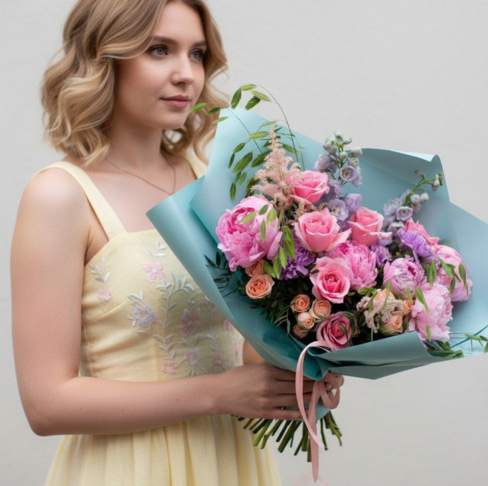 Мастер-класс по флористике Раскидистый букет в современной технике в Москве