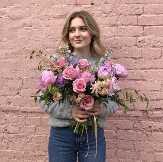 Мастер-класс по флористике Раскидистый букет в современной технике в Москве