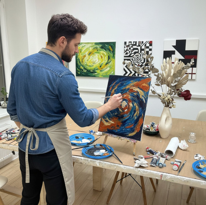 Мастер-класс по живописи Свидание с собой в Москве