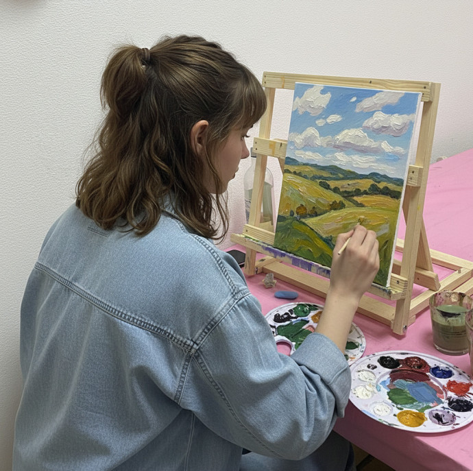 Мастер-класс по живописи Свидание с собой в Москве