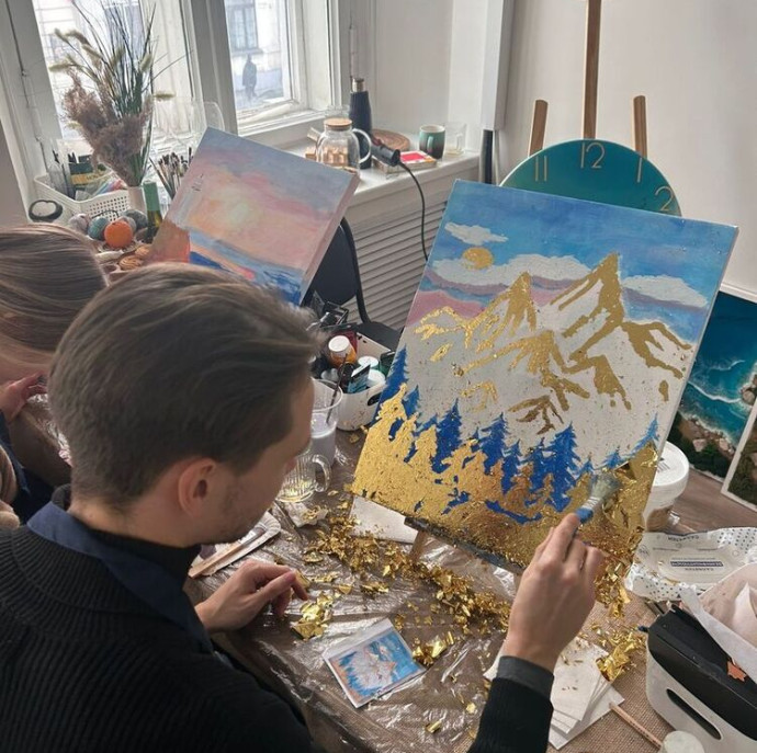 Арт-свидание в художественной студии в Москве