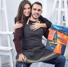 Арт-свидание в художественной студии в Москве