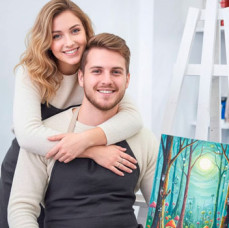 Арт-свидание в художественной студии в Москве