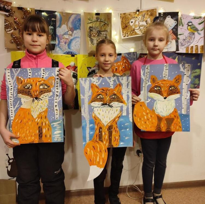 Пробное занятие в арт школе Картина акрилом в Москве