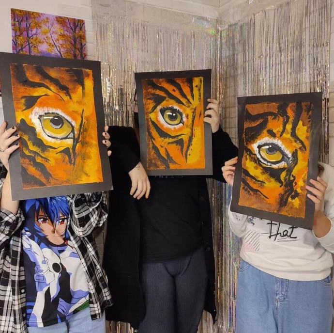 Пробное занятие в арт школе Картина акрилом в Москве