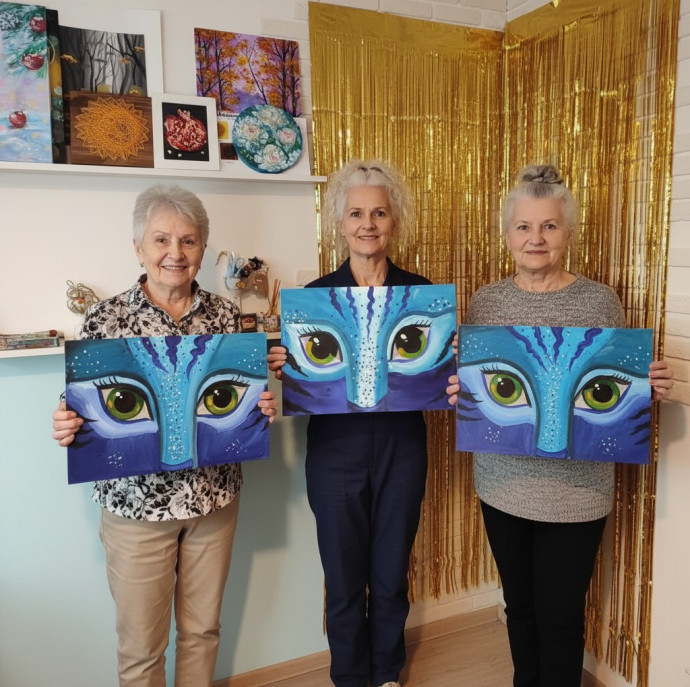 Пробное занятие в арт школе Картина акрилом в Москве