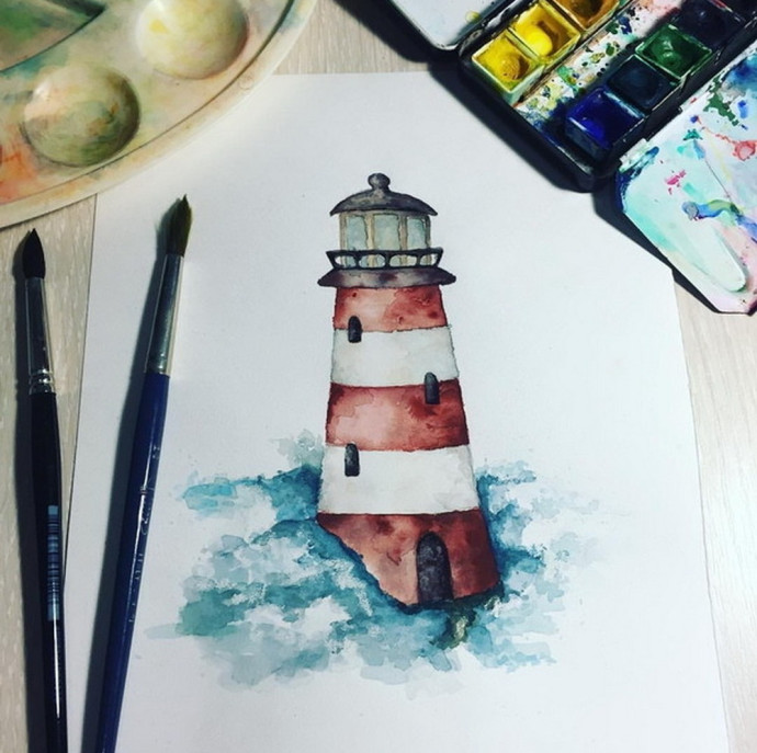 Мастер-класс Акварельный скетч в Москве