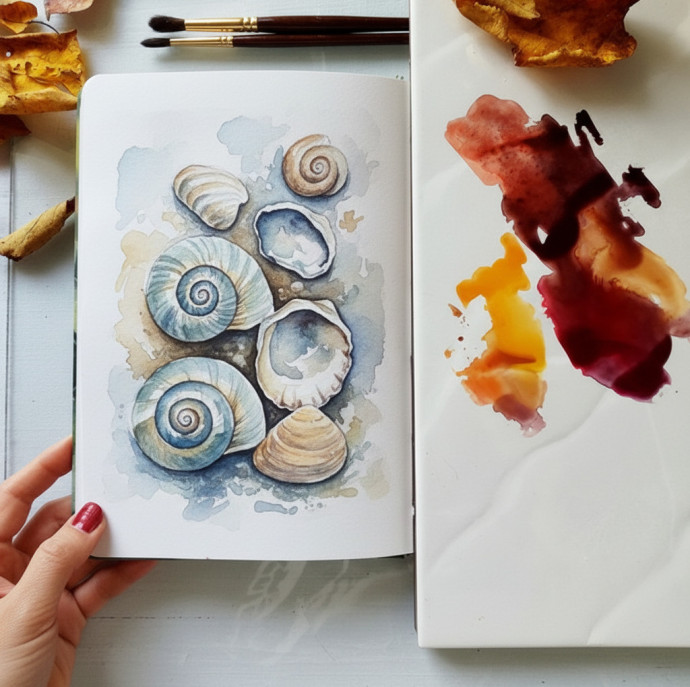 Мастер-класс Акварельный скетч в Москве