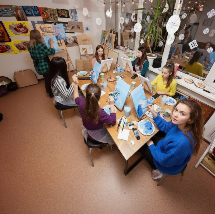 Участие в мастер-классах и арт вечеринках в Москве