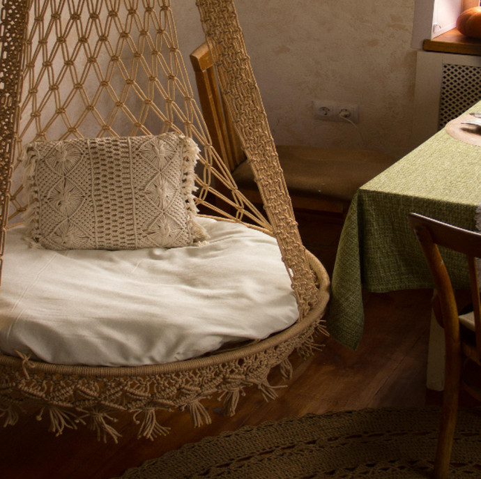 Мастер-класс по плетению подвесного кресла в Москве