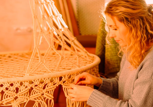 Мастер-класс по плетению подвесного кресла в Москве