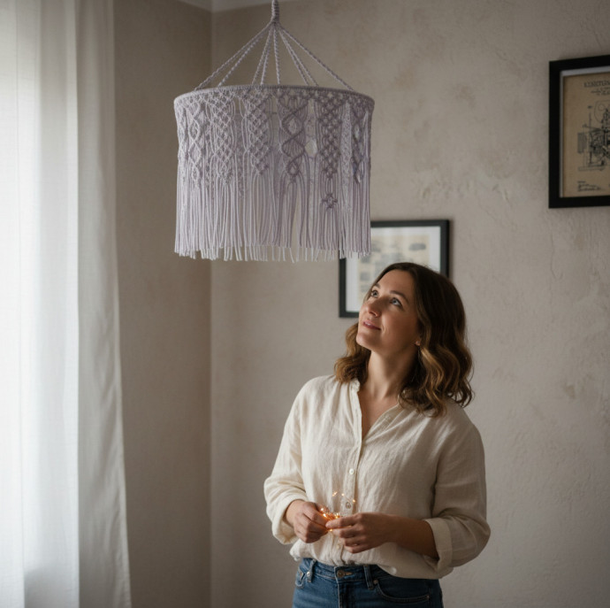 Мастер-класс по плетению абажура в Москве