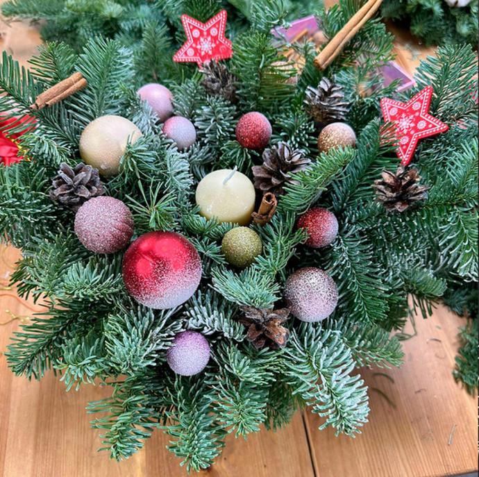 Мастер-класс новогодняя композиция в Москве