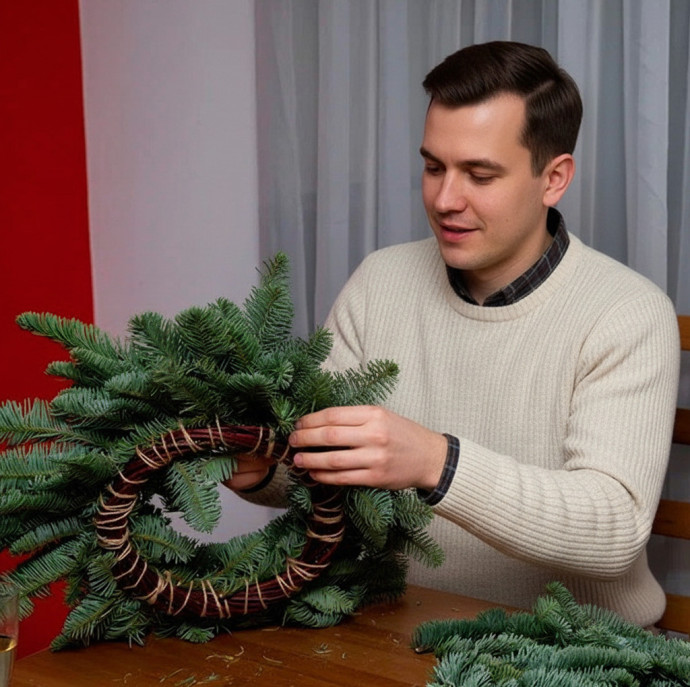 Мастер-класс новогодняя композиция в Москве