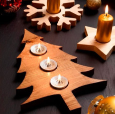 Мастер-класс Новогодние предметы декора из дерева в Москве