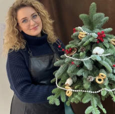 Новогодний мастер-класс из живых еловых веток в Москве
