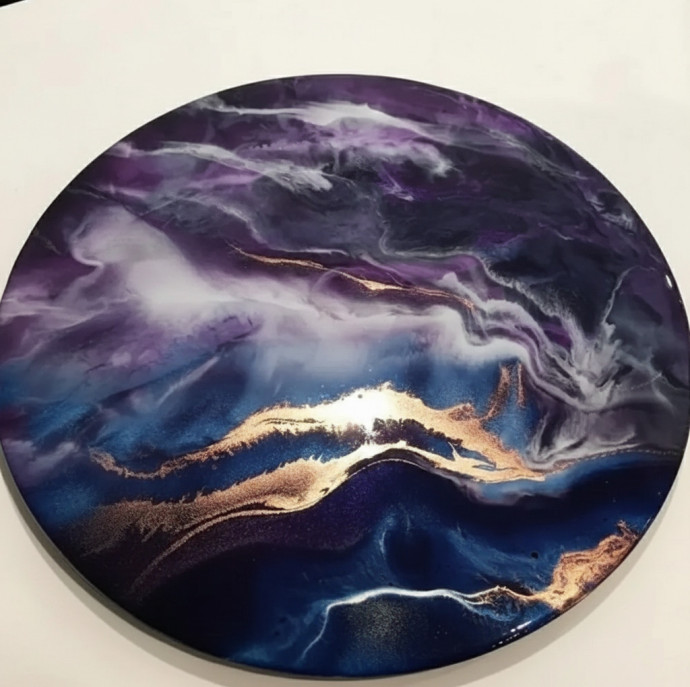 Мастер класс Картина из эпоксидной смолы в Москве