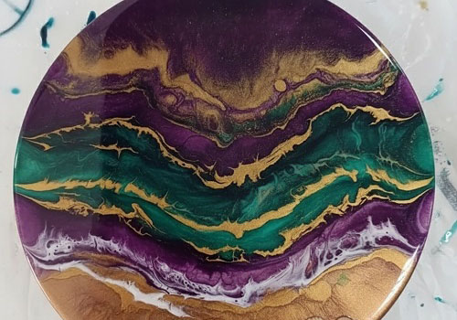 Мастер класс Картина из эпоксидной смолы в Москве