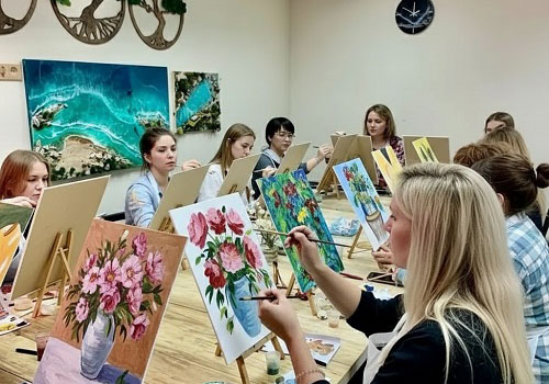 Мастер-класс по рисованию (масло, акрил) в Москве
