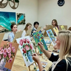 Мастер-класс по рисованию (масло, акрил) в Москве