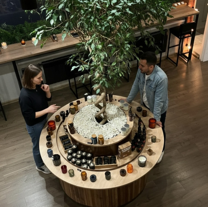 Мастер класс по созданию ароматической свечи в Москве