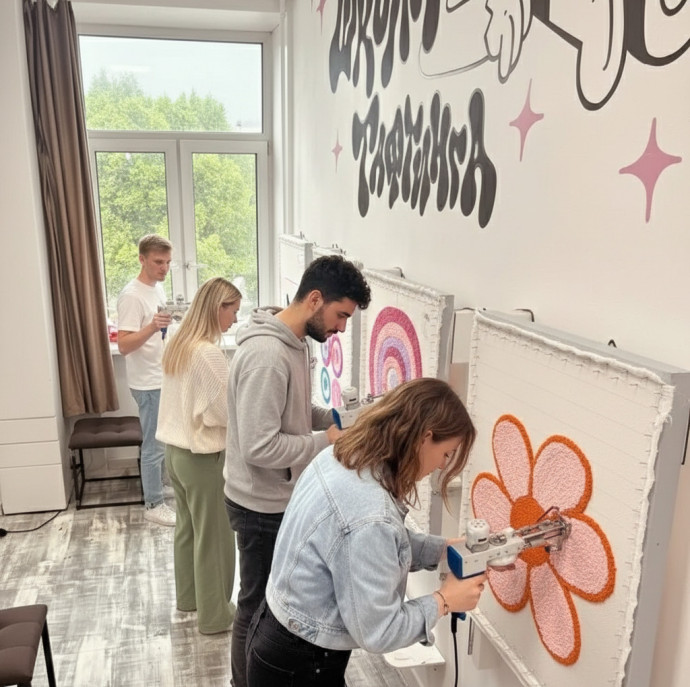 Мастер-класс по тафтингу в Москве