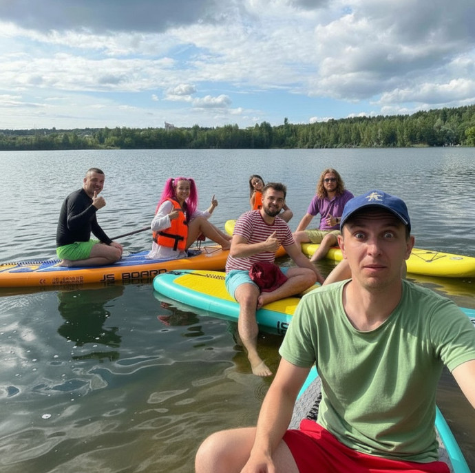 Sup серфинг в Москве