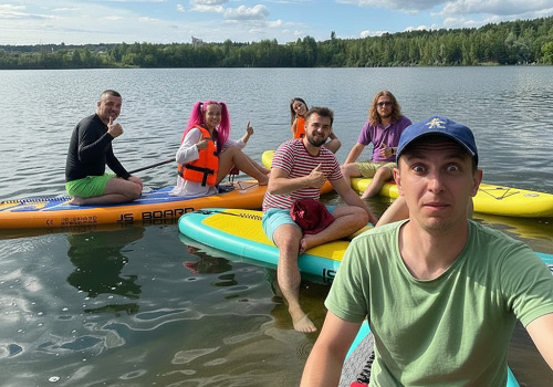 Sup серфинг в Москве