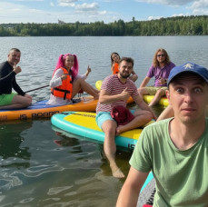 Sup серфинг в Москве