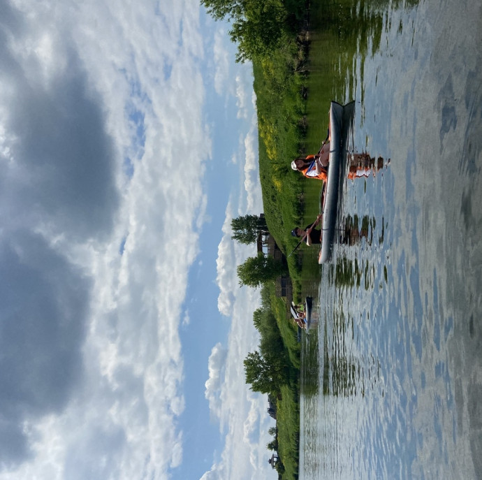 Сплав по реке на байдарке в Москве