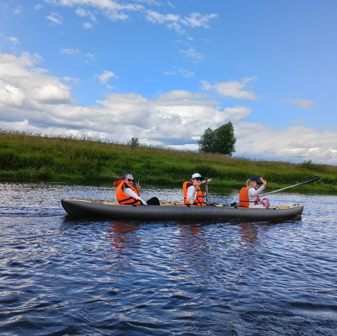 Сплав по реке на байдарке в Москве