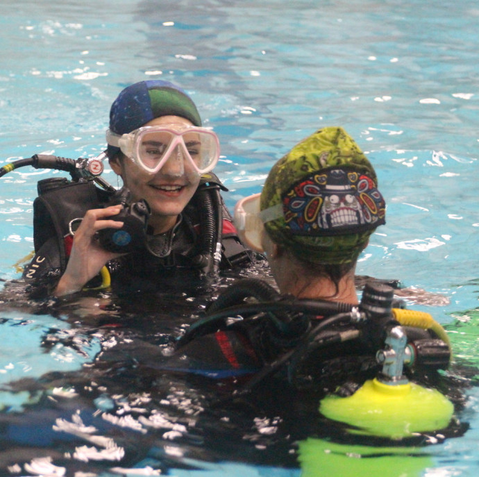 Дайвинг пробное погружение в Москве