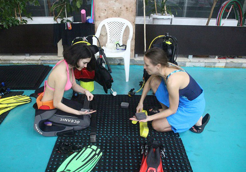 Дайвинг пробное погружение в Москве