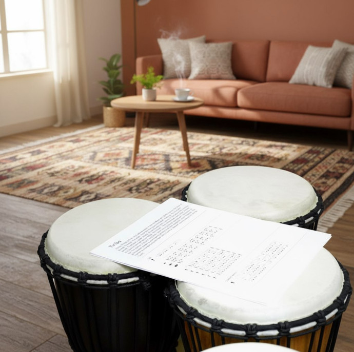 Урок игры на джембе в Москве