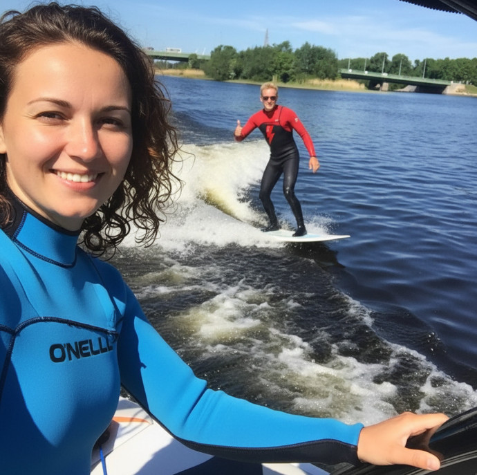 Вейксерфинг в Москве